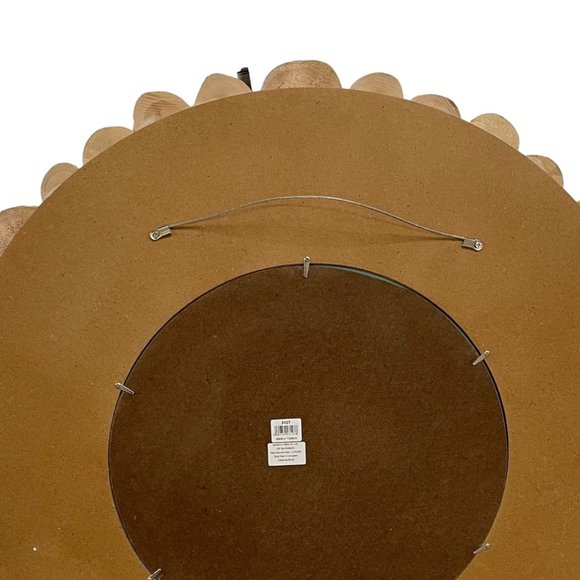 Circular rustic Eucalytus Mirror - Picture 4 of 4